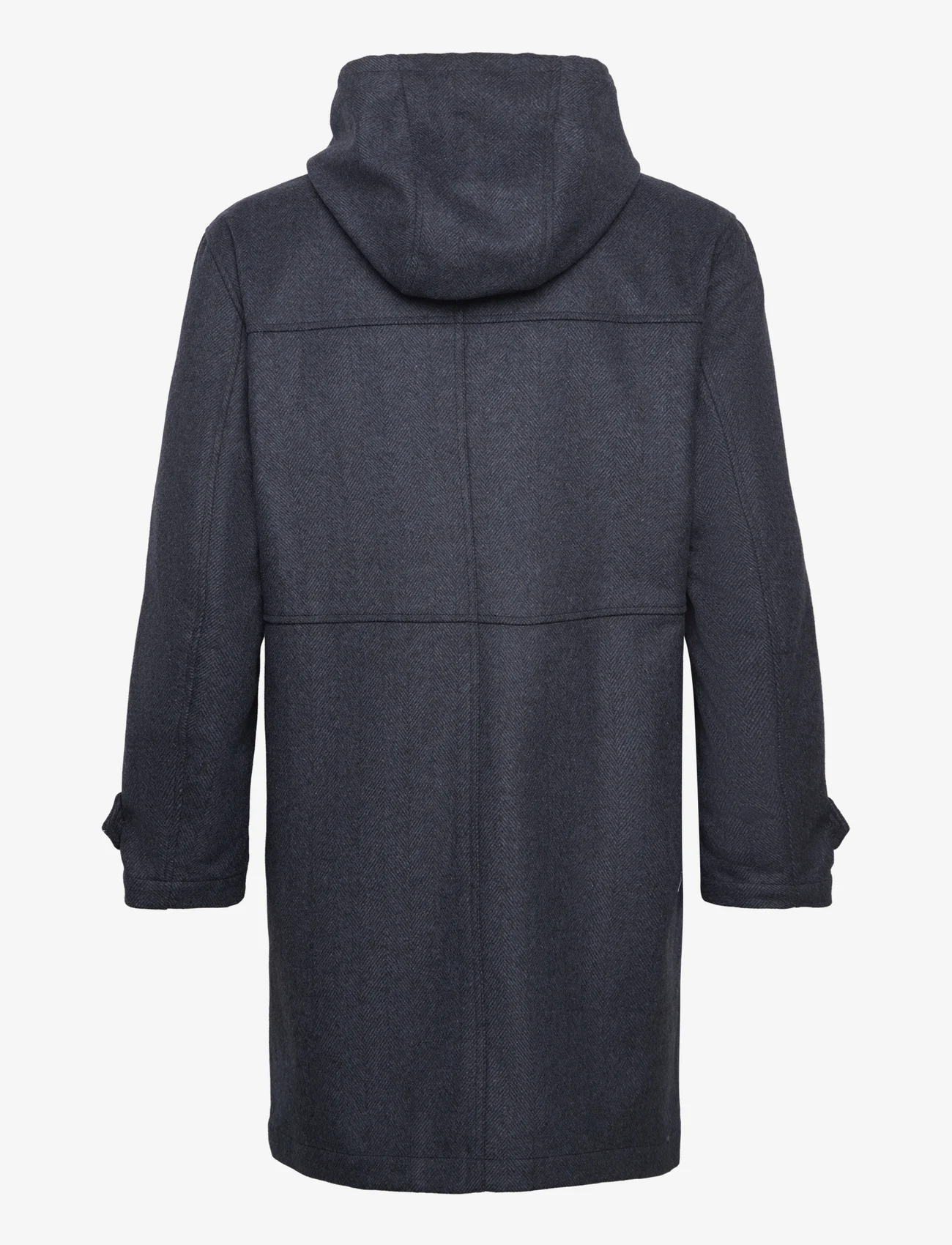 FRENN - Paavo Wool Parka Coat - winter jackets - blue - 1