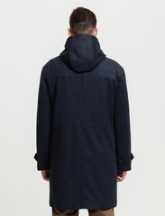 FRENN - Paavo Wool Parka Coat - winter jackets - blue - 3