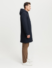 FRENN - Paavo Wool Parka Coat - winter jackets - blue - 5