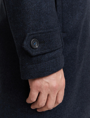 FRENN - Paavo Wool Parka Coat - winter jackets - blue - 6