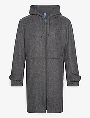 FRENN - Paavo Wool Parka Coat - winter jackets - grey - 0