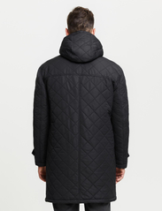 FRENN - Pekka Quilted Parka Coat - winter jackets - black - 3