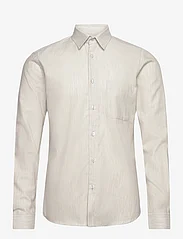 FRENN - Aapo Cotton Shirt - basic-hemden - grey - 0