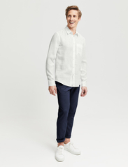 FRENN - Aapo Cotton Shirt - peruskauluspaidat - grey - 4