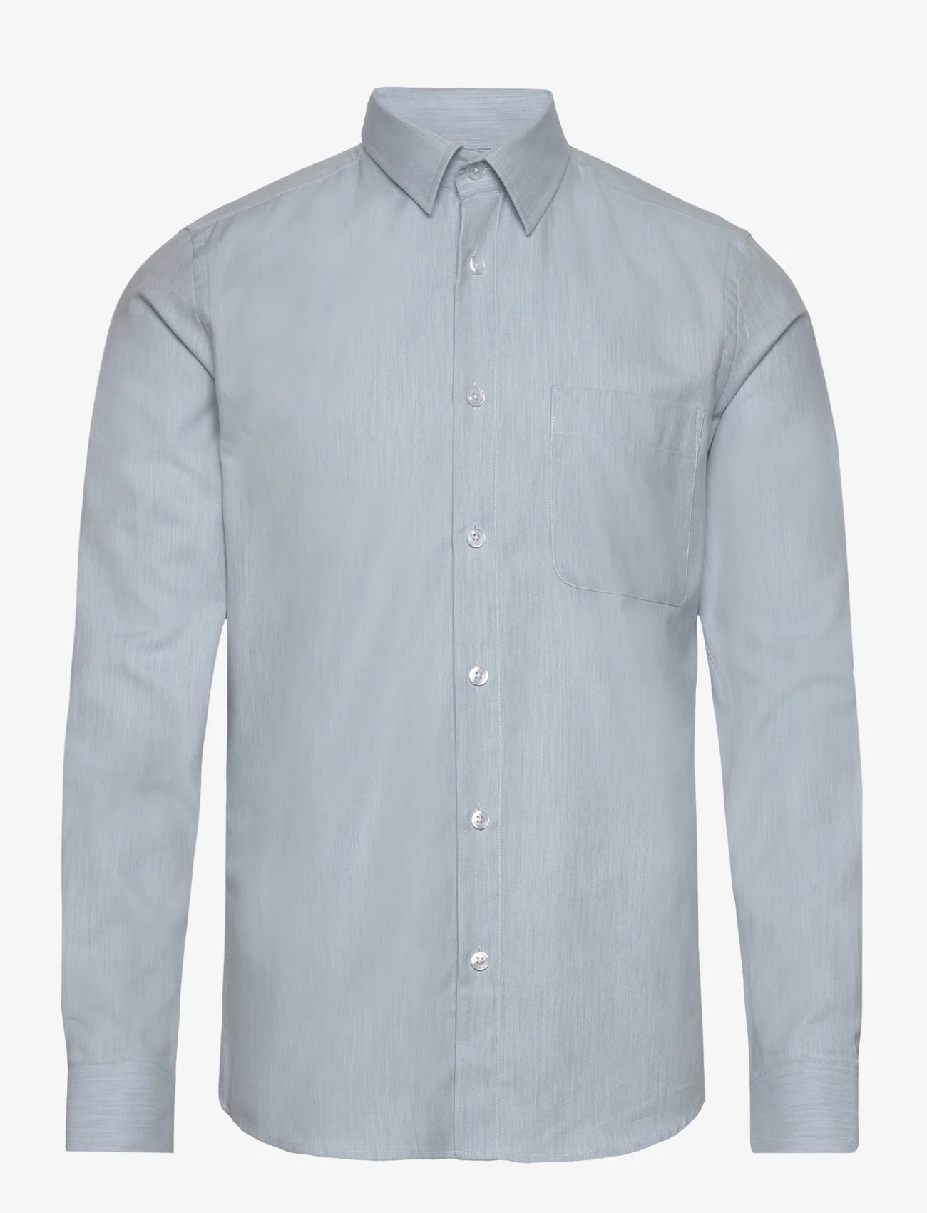 FRENN - Aapo Cotton Shirt - basic shirts - sky blue - 0