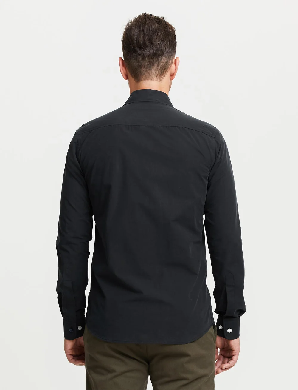 FRENN - Aapo Organic Cotton Shirt - casual skjorter - black - 3