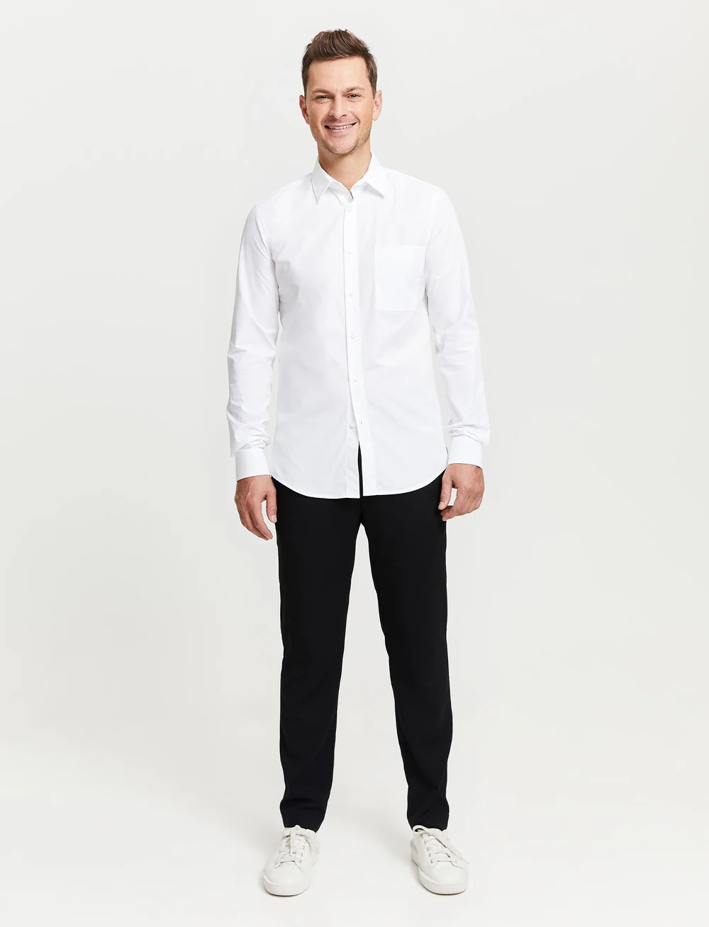 FRENN - Aapo Organic Cotton Shirt - casual skjorter - white - 4
