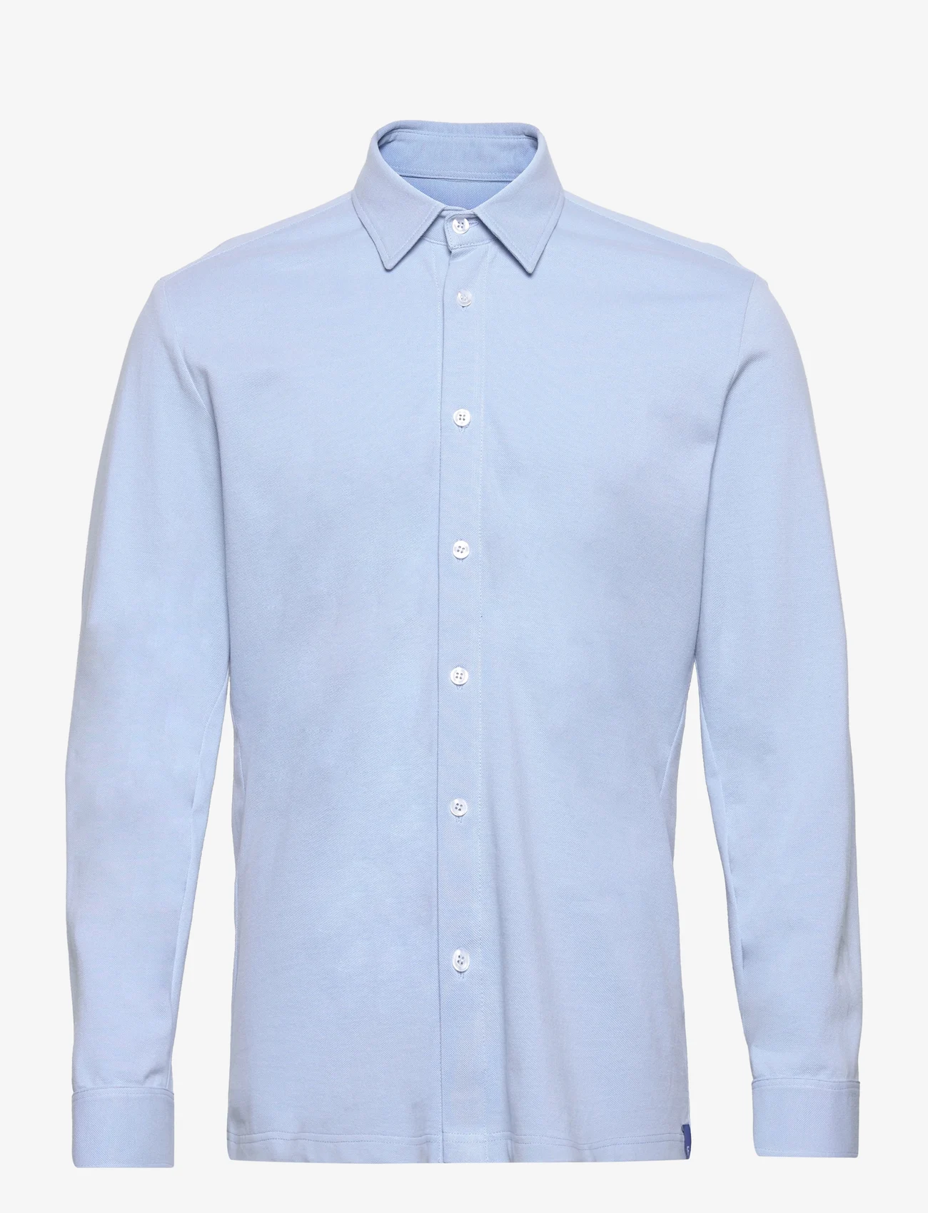 FRENN - Hemmo Organic Cotton Jersey Shirt - peruskauluspaidat - sky blue - 0