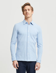 FRENN - Hemmo Organic Cotton Jersey Shirt - basic-hemden - sky blue - 0