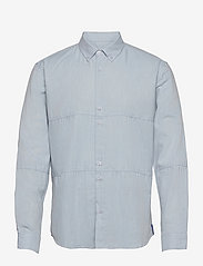 FRENN - Alvar Cotton Shirt - basic shirts - sky blue - 0