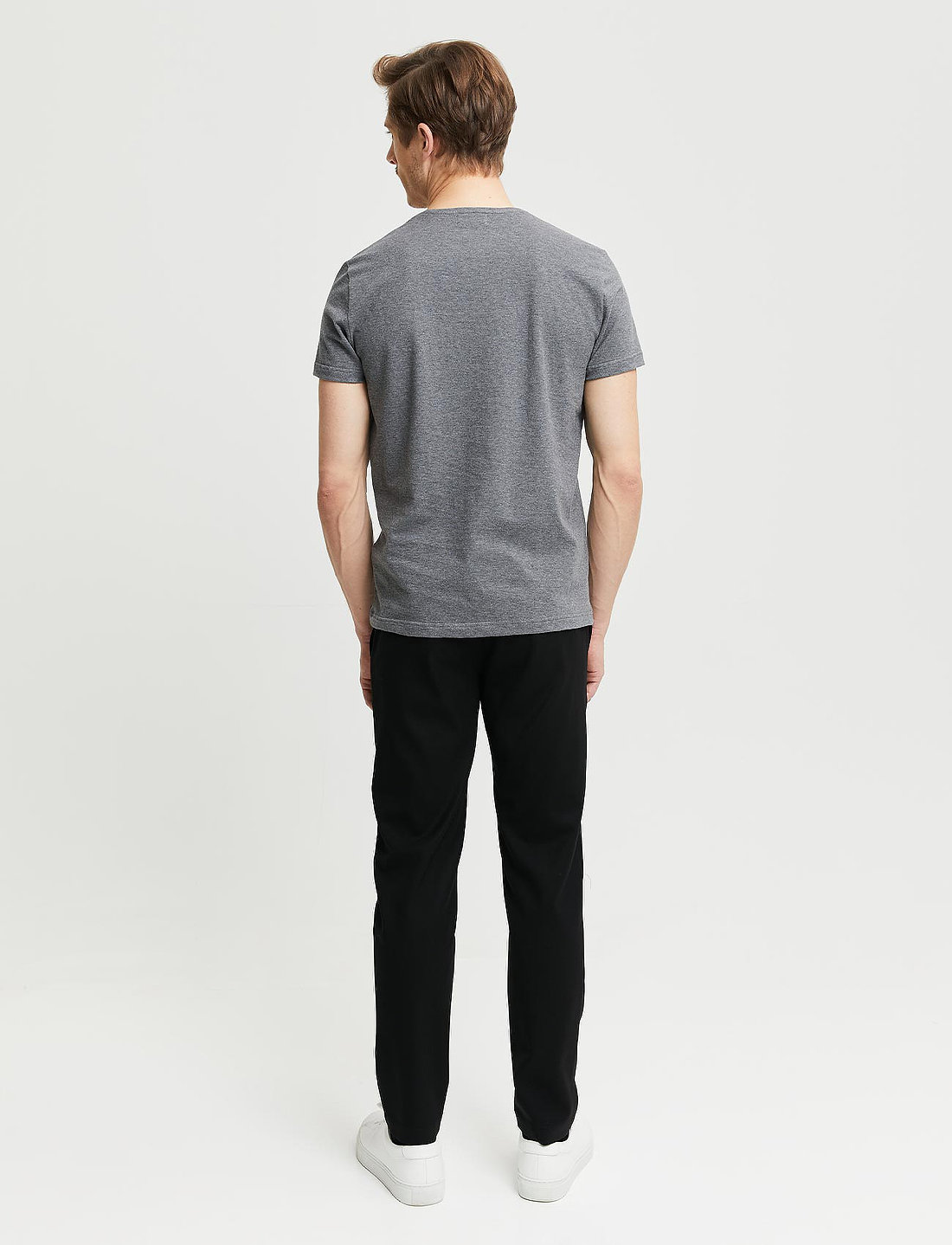 FRENN - Henri Organic Cotton T-shirt - lyhythihaiset - grey - 3