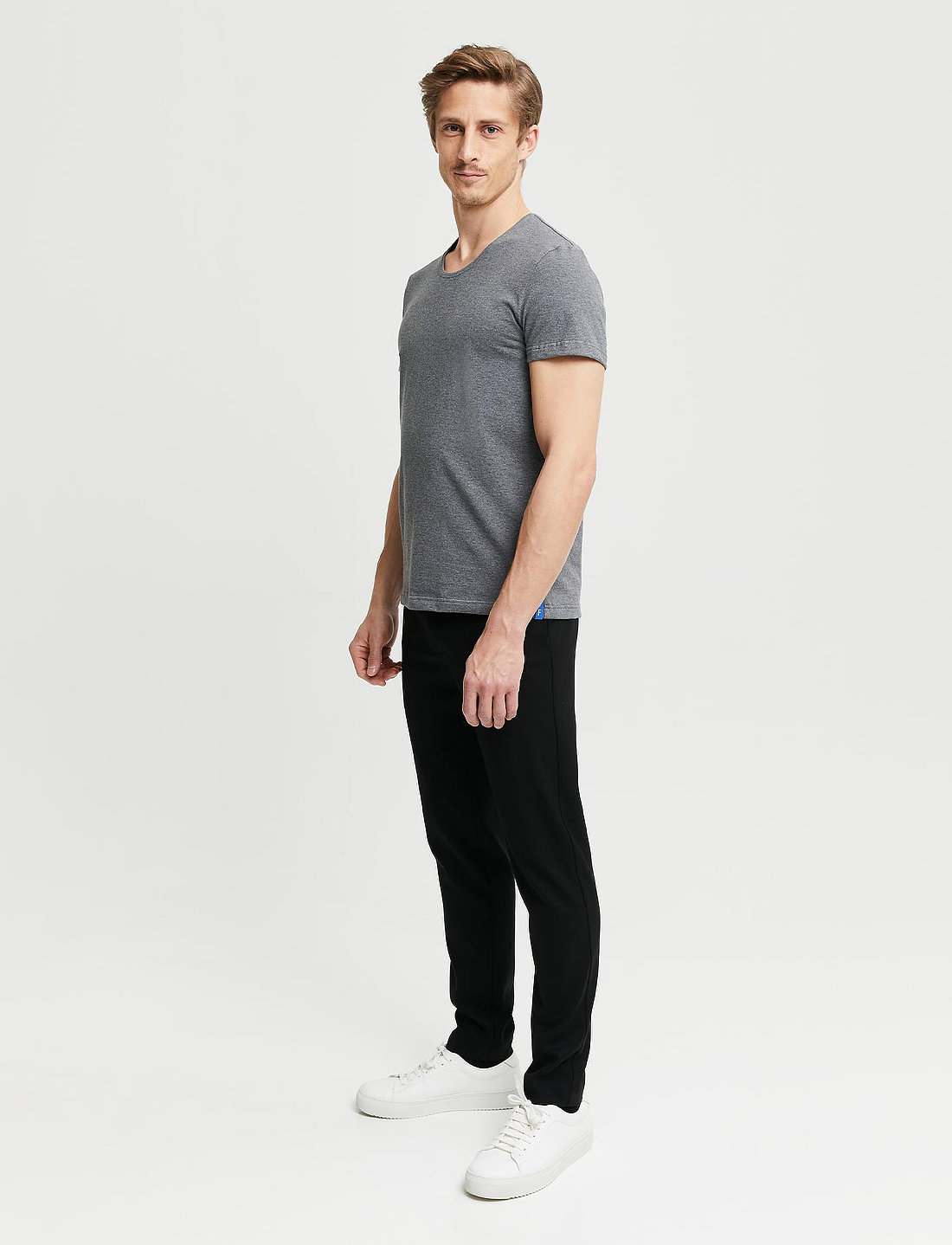FRENN - Henri Organic Cotton T-shirt - lyhythihaiset - grey - 5