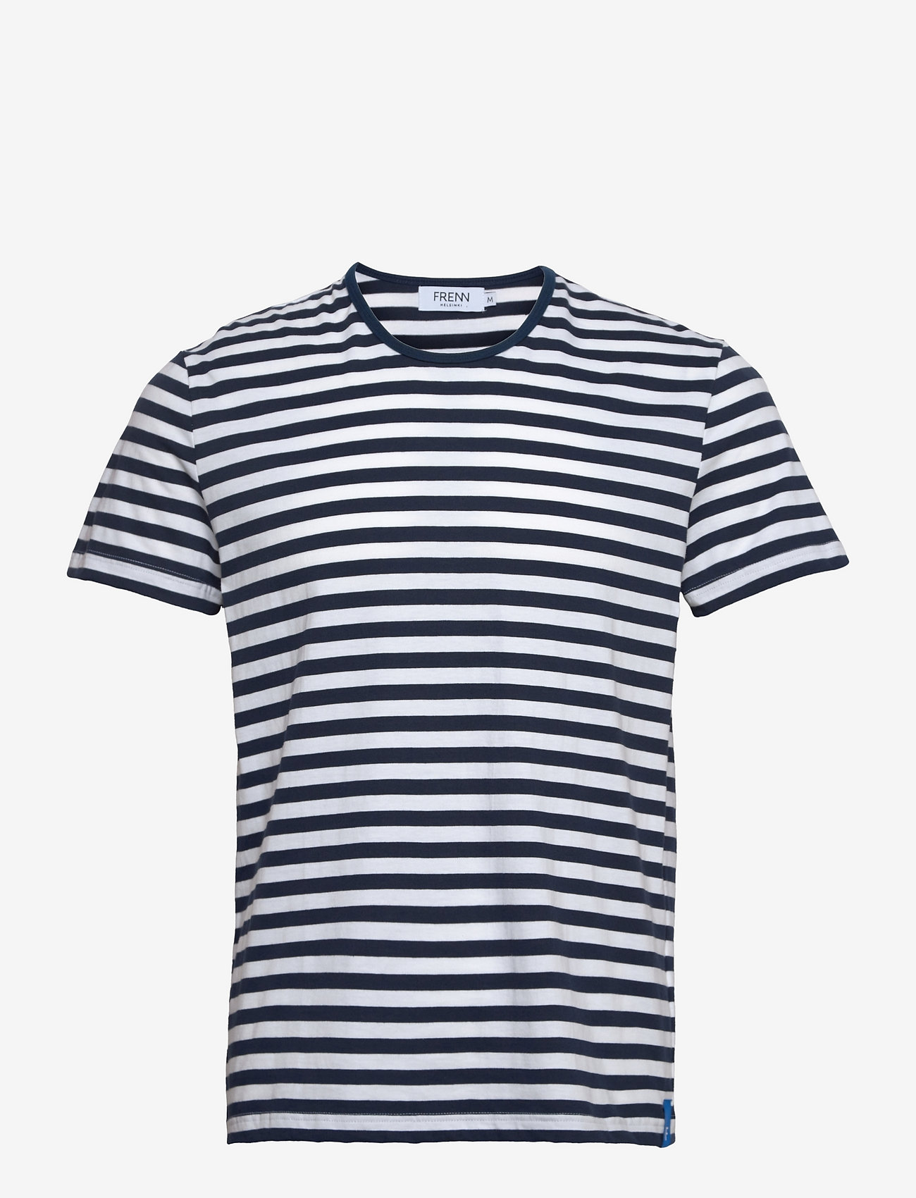 FRENN - Hannes Organic Cotton T-shirt - kortermede t-skjorter - blue white - 0