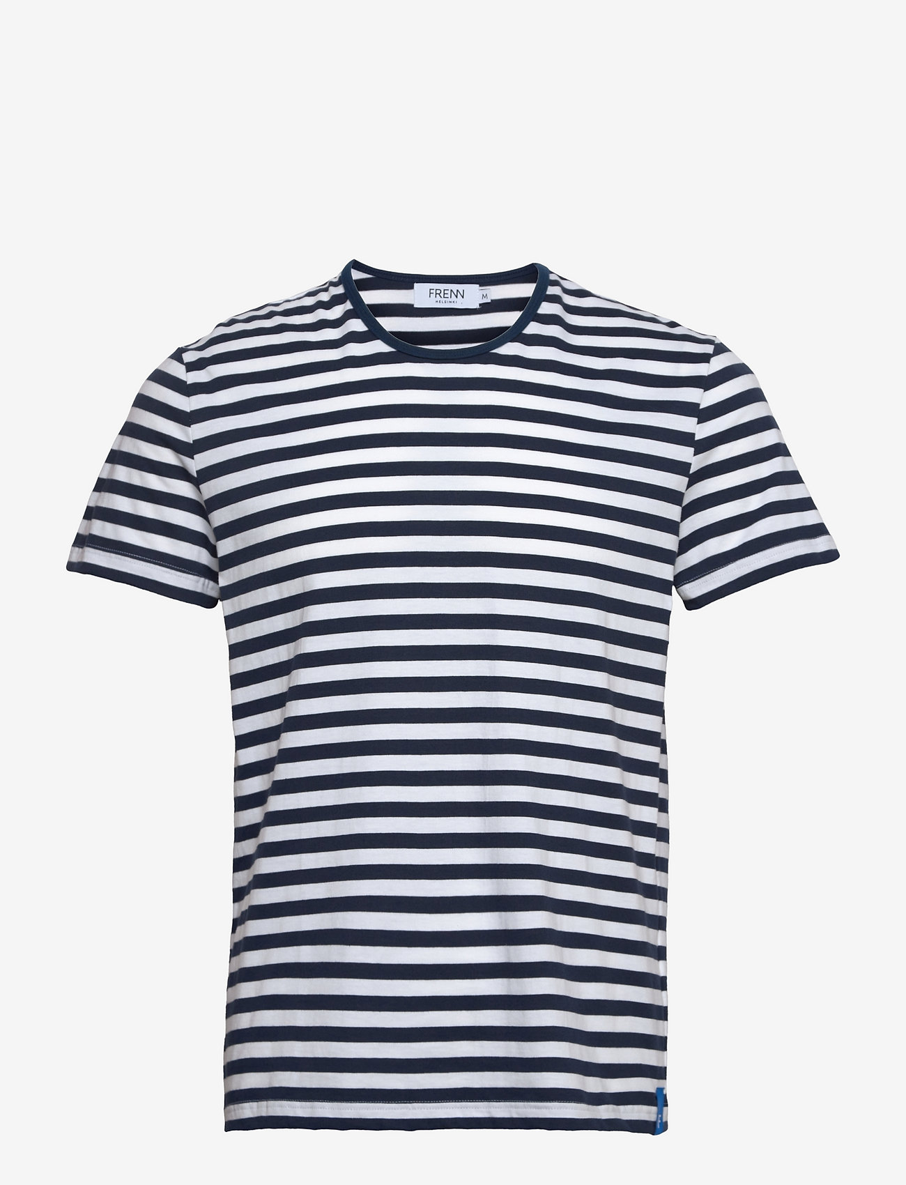 FRENN - Hannes Organic Cotton T-shirt - blue white - 0