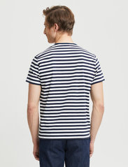 FRENN - Hannes Organic Cotton T-shirt - kortærmede t-shirts - blue white - 3