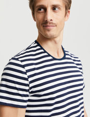 FRENN - Hannes Organic Cotton T-shirt - kortærmede t-shirts - blue white - 6