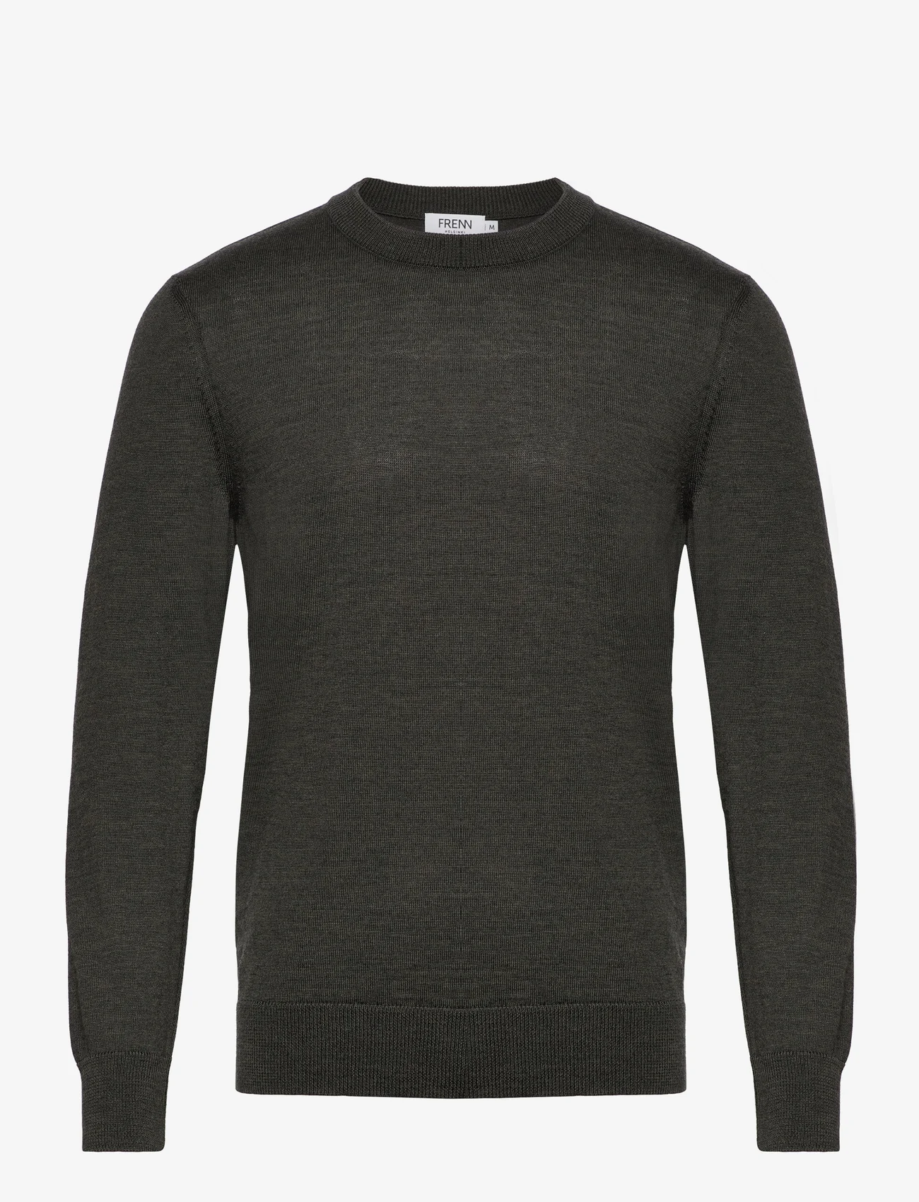 FRENN - Daniel Merino Wool Pullover - megztiniai su apvalios formos apykakle - green - 0