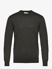 FRENN - Daniel Merino Wool Pullover - knitted round necks - green - 0