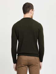 FRENN - Daniel Merino Wool Pullover - knitted round necks - green - 3