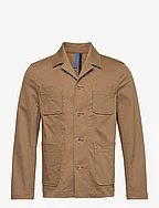 Jarmo organic cotton jacket - BROWN