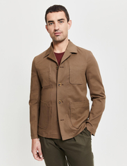 FRENN - Jarmo organic cotton jacket - kevättakit - brown - 2