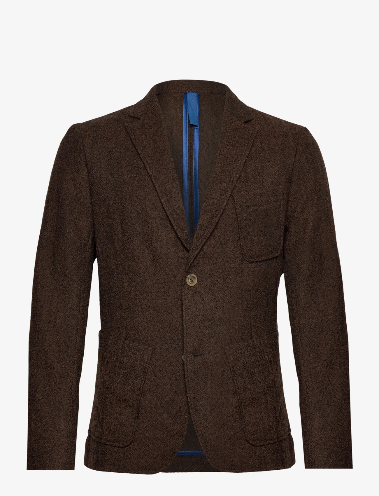 FRENN - Jere Wool Jacket - double breasted blazers - brown - 0