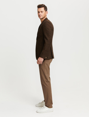 FRENN - Jere Wool Jacket - dobbeltradede blazere - brown - 5