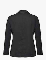 FRENN - Jere Linen Blazer - dobbeltradede blazere - black - 1
