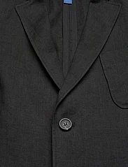FRENN - Jere Linen Blazer - dobbeltradede blazere - black - 8