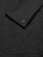 FRENN - Jere Linen Blazer - dobbeltradede blazere - black - 9