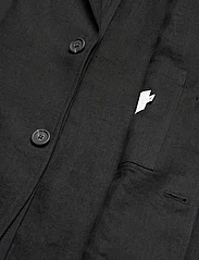 FRENN - Jere Linen Blazer - dobbeltradede blazere - black - 10