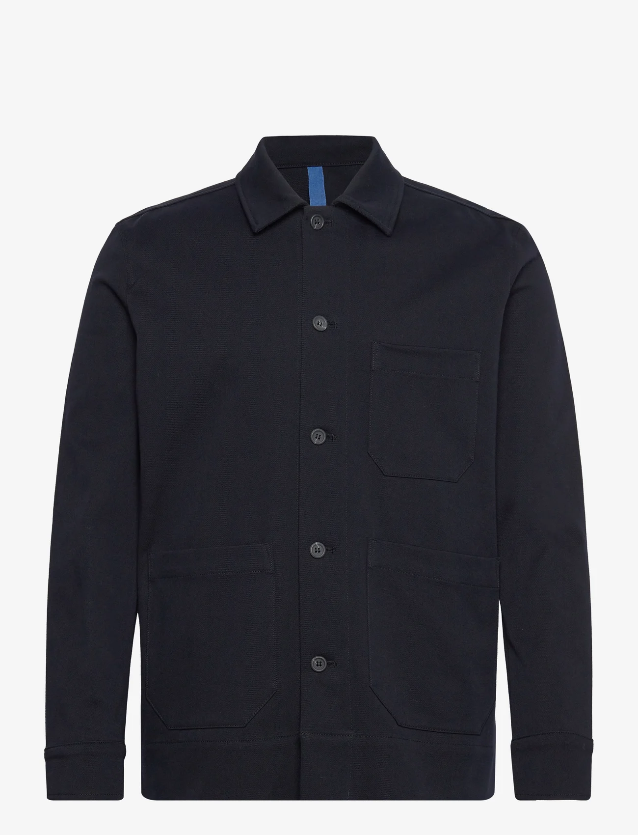 FRENN - Jesse Organic Cotton Overshirt - overshirts - blue - 0