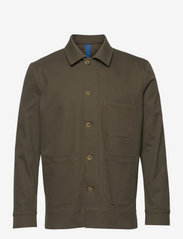FRENN - Jesse Organic Cotton Overshirt - men - green - 0