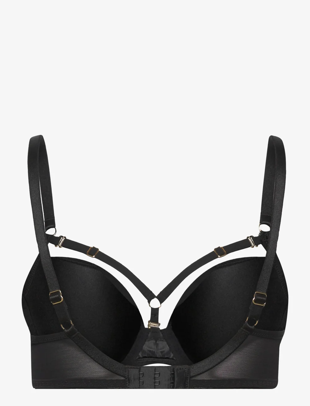 Freya - TEMPTRESS UW MOULDED PLUNGE T-SHIRT BRA - push up rinnahoidjad - black - 1