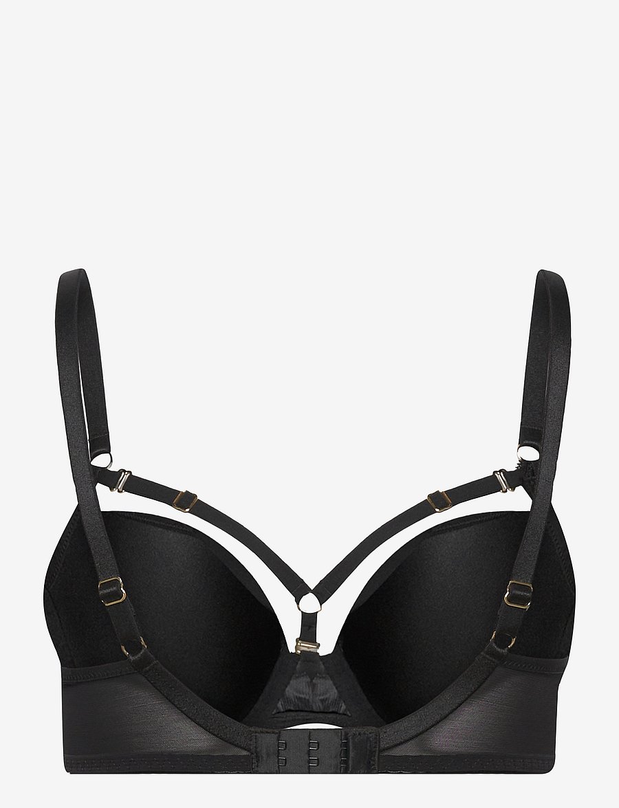Freya - TEMPTRESS UW MOULDED PLUNGE T-SHIRT BRA - push-up bhs - black - 1