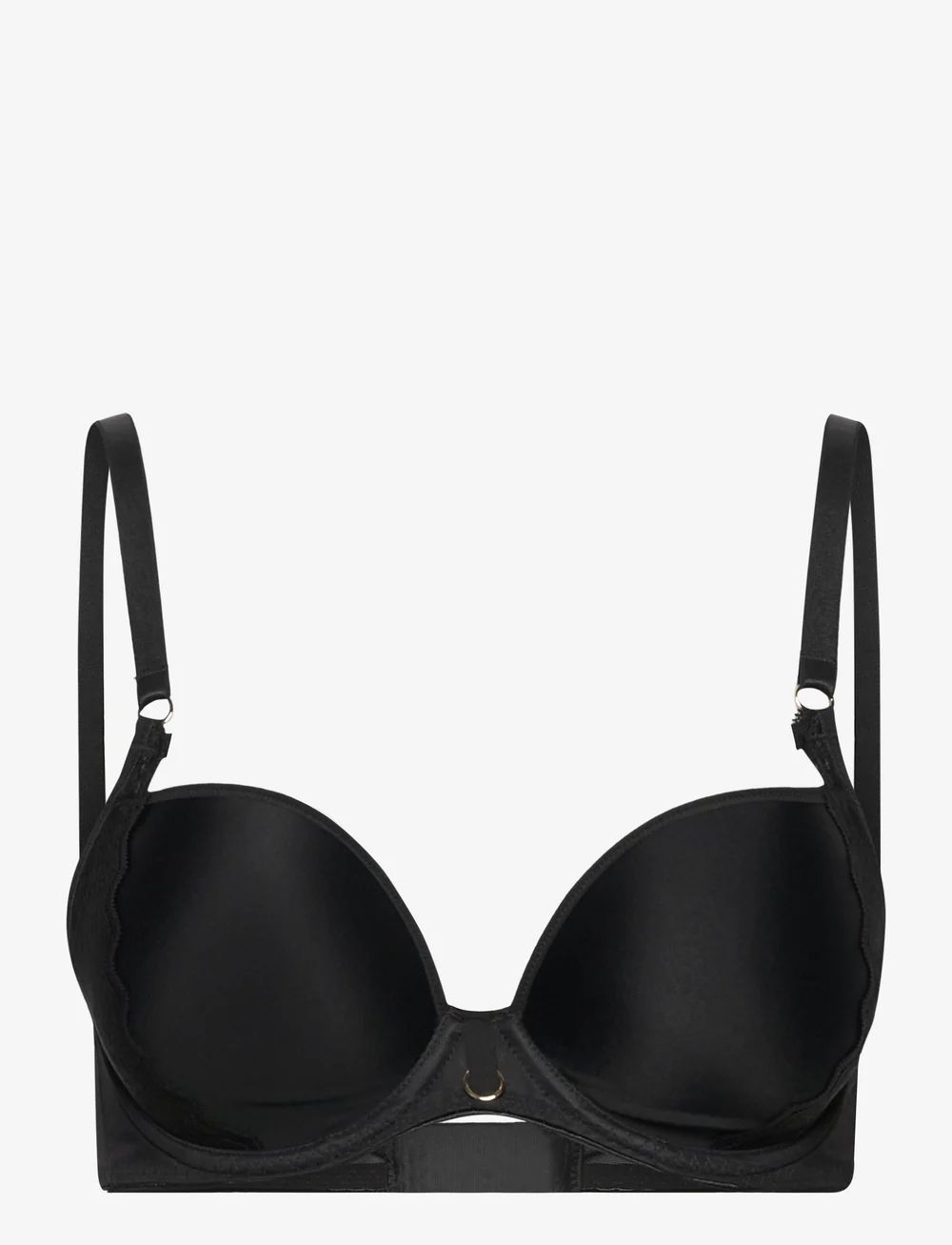 Freya - TEMPTRESS UW MOULDED PLUNGE T-SHIRT BRA - push up rinnahoidjad - black - 2