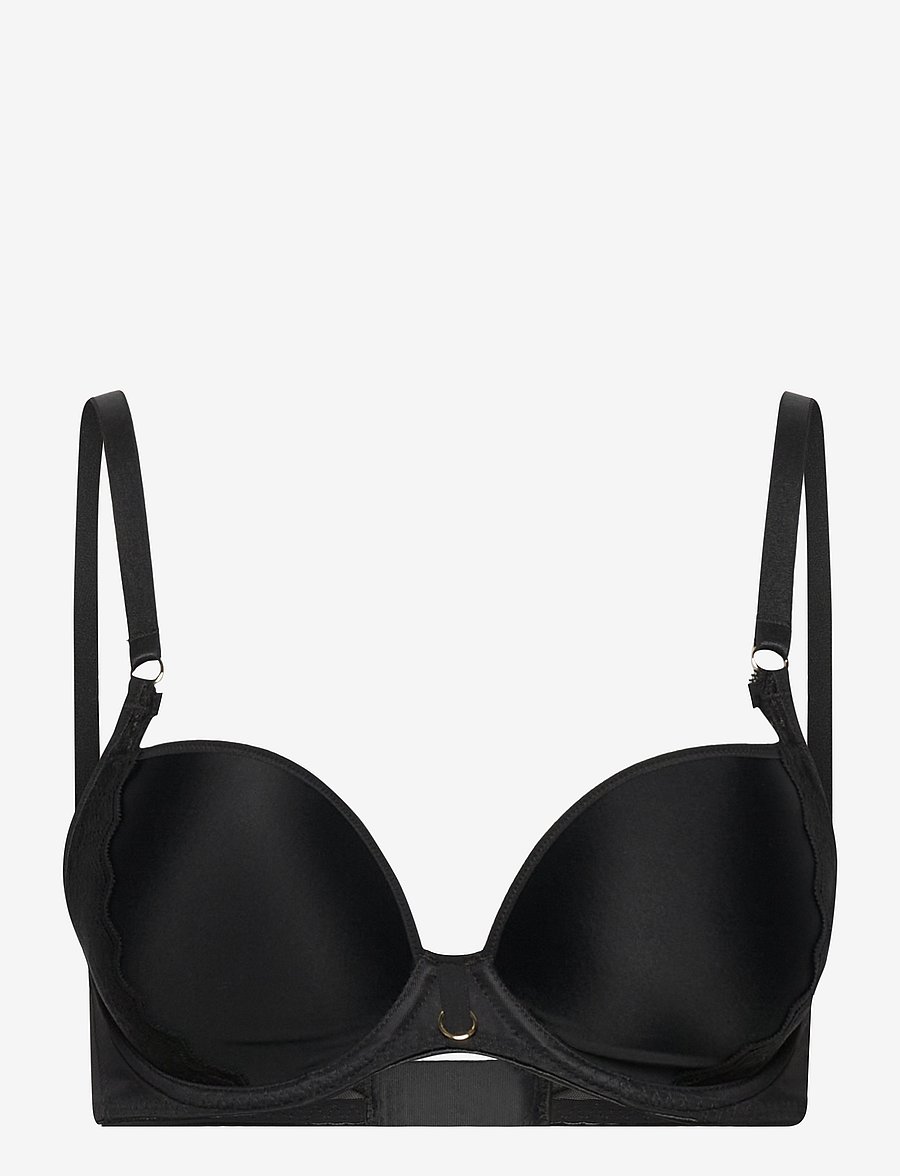 Freya - TEMPTRESS UW MOULDED PLUNGE T-SHIRT BRA - push-up bhs - black - 2
