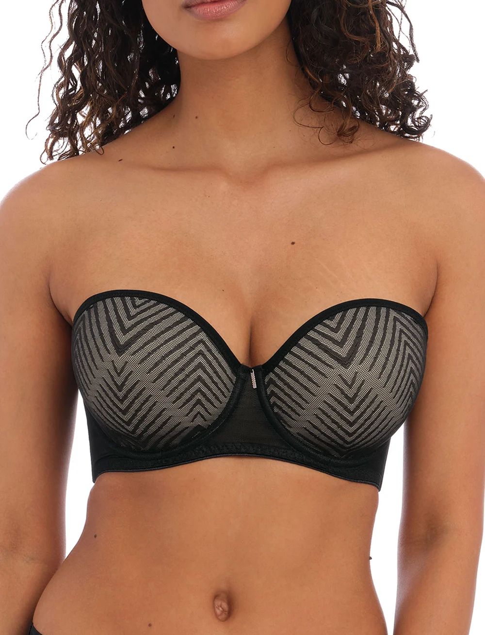 Freya - TAILORED UW MOULDED STRAPLESS BRA - balconette bh'er - black - 0