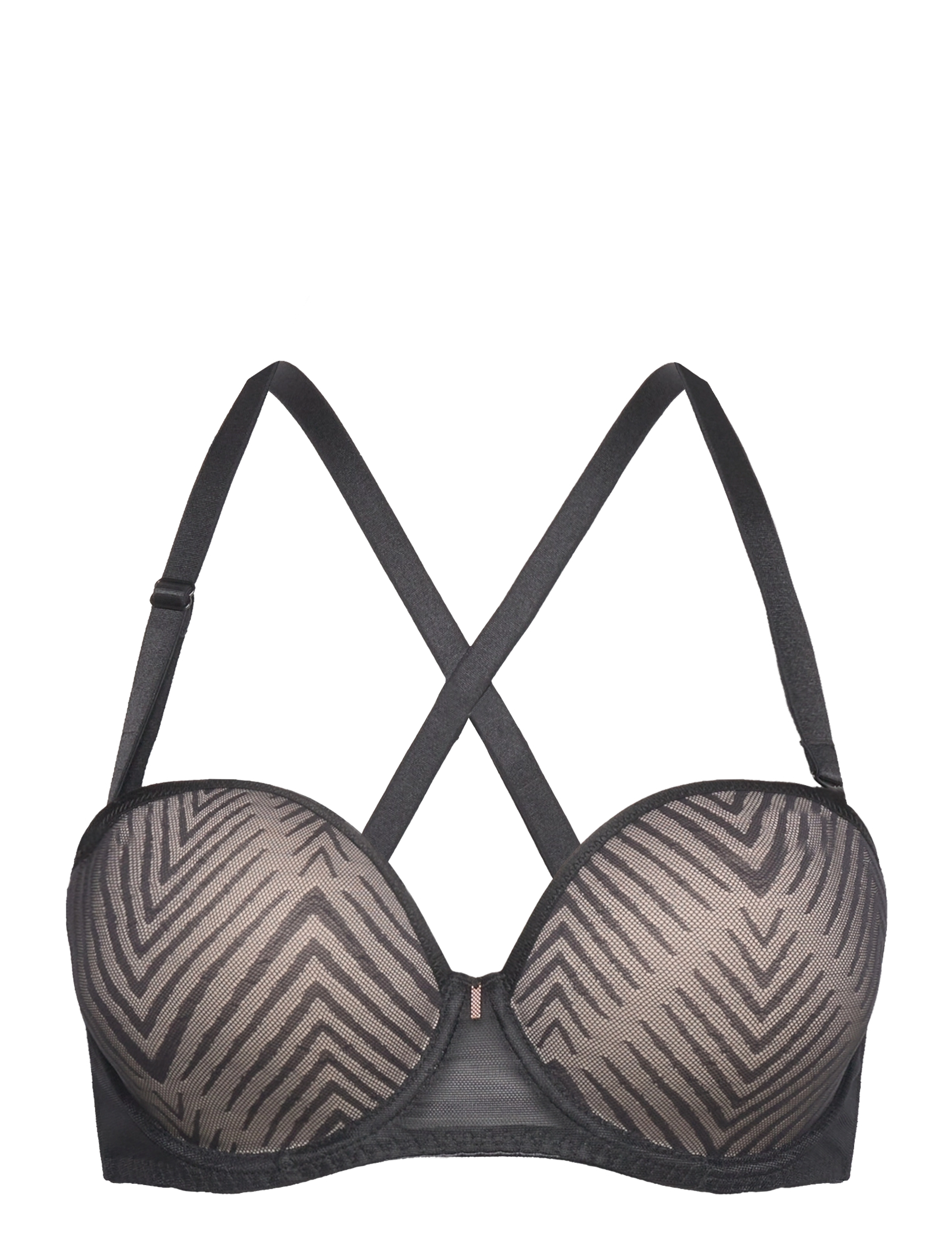 Freya - TAILORED UW MOULDED STRAPLESS BRA - balconette bh'er - black - 3