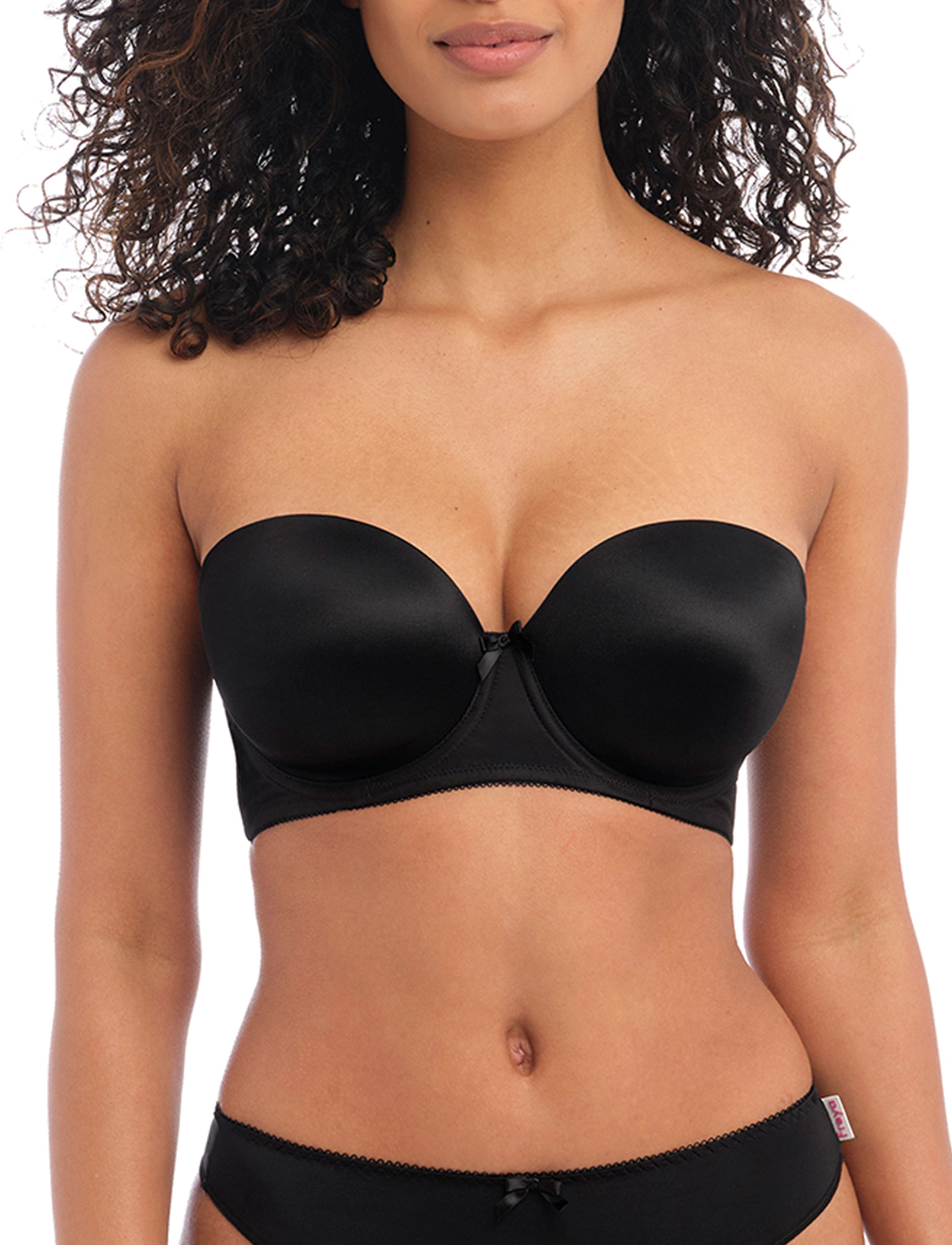 Freya Deco, 70 G, Bras & Oberteile, Schwarz - Strapless Bras, Frauen