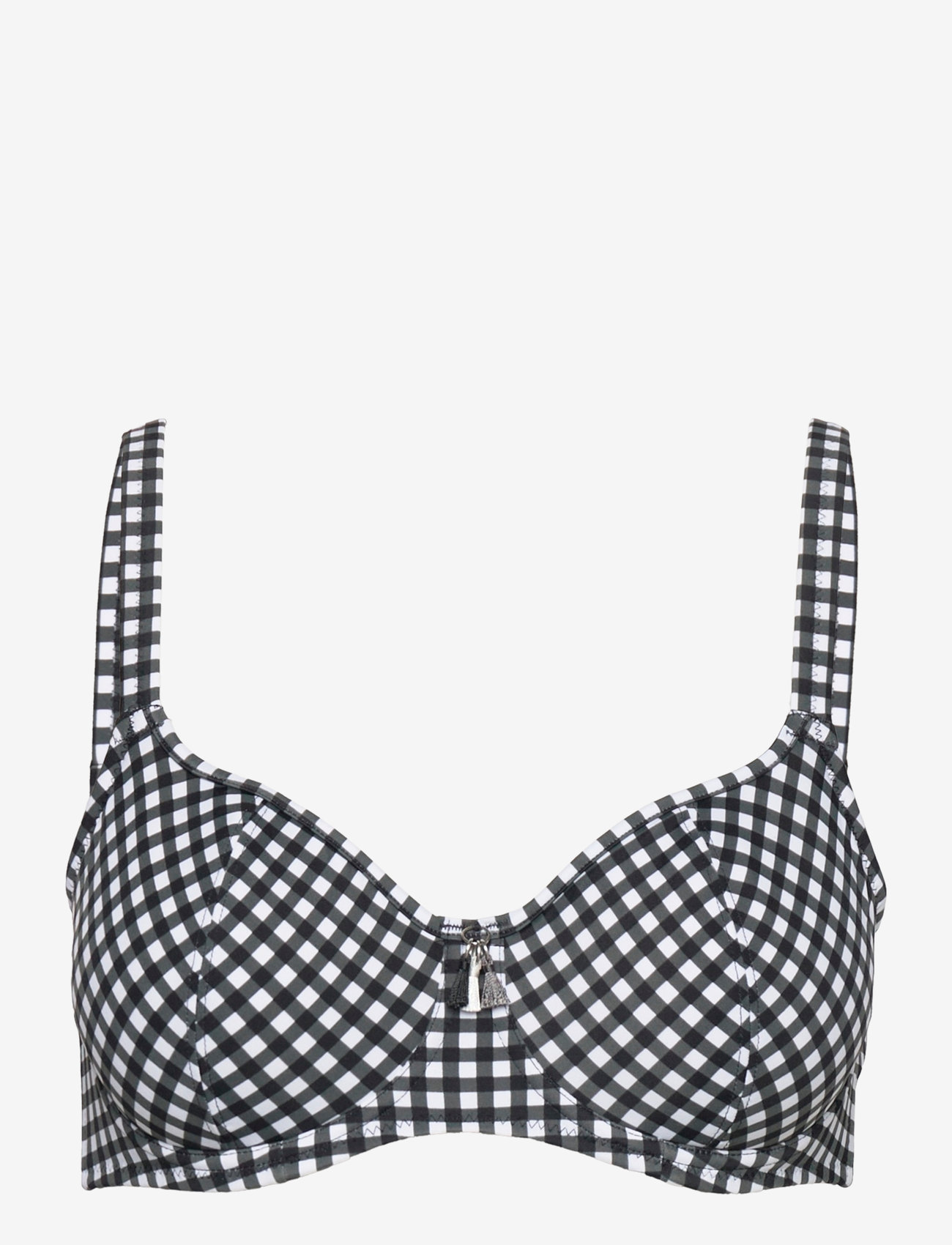 Freya - CHECK IN UW SWEETHEART BIKINI TOP - bikinitoppe med bøjle - monochrome - 0