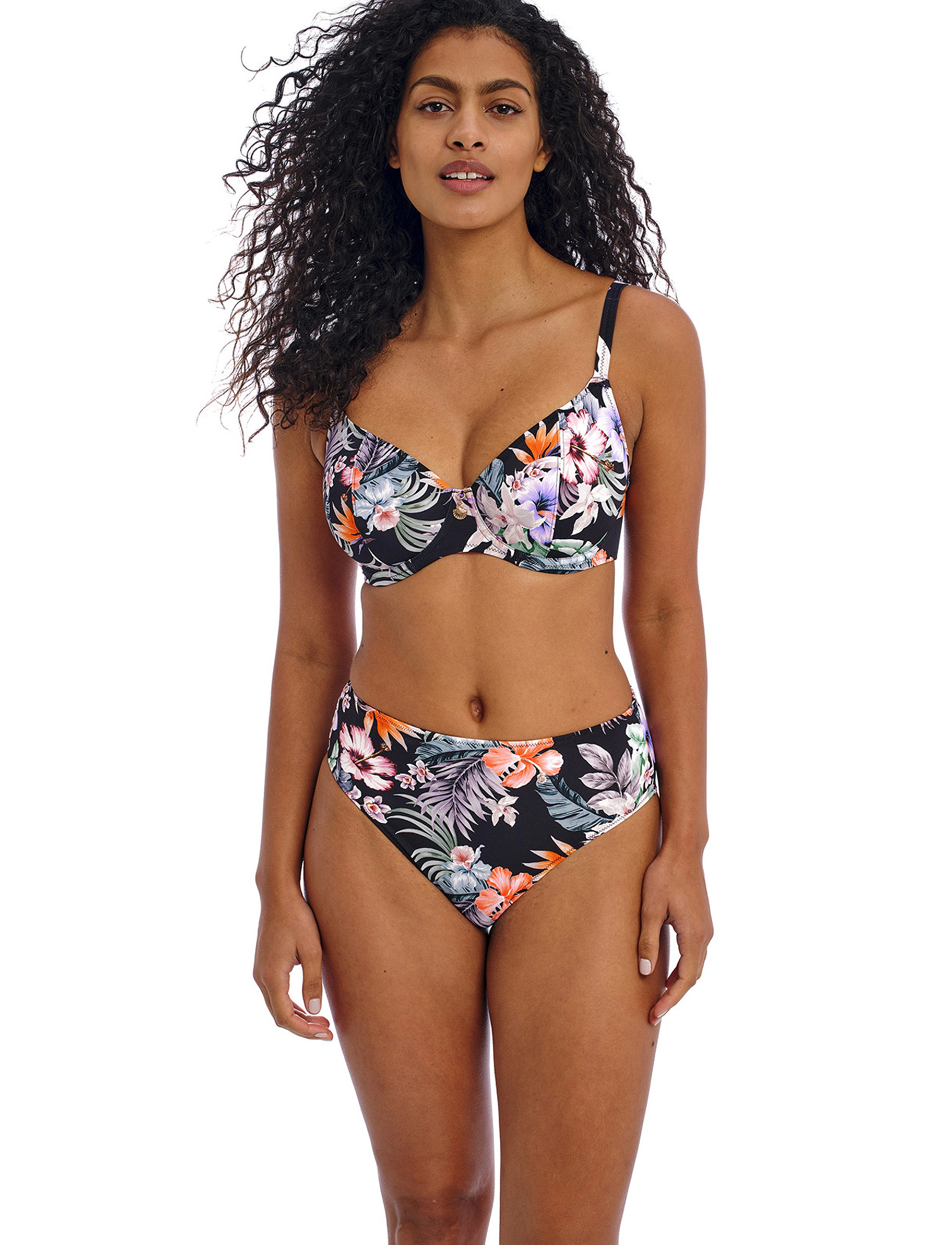Freya - KAMALA BAY HIGH WAIST BIKINI BRIEF - højtaljede bikiniunderdele - midnight - 3