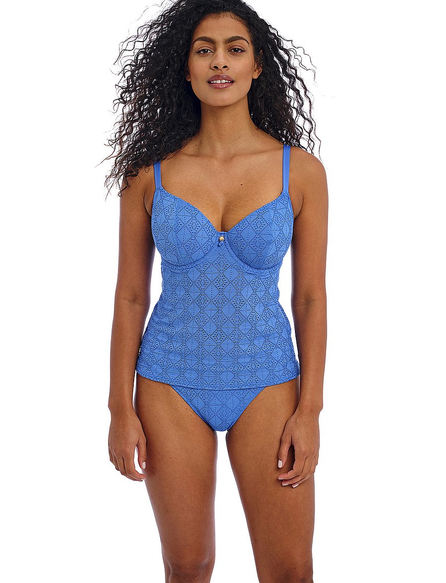 Freya - NOMAD NIGHTS UW PLUNGE TANKINI TOP - bikinitoppe med bøjle - atlantic - 0
