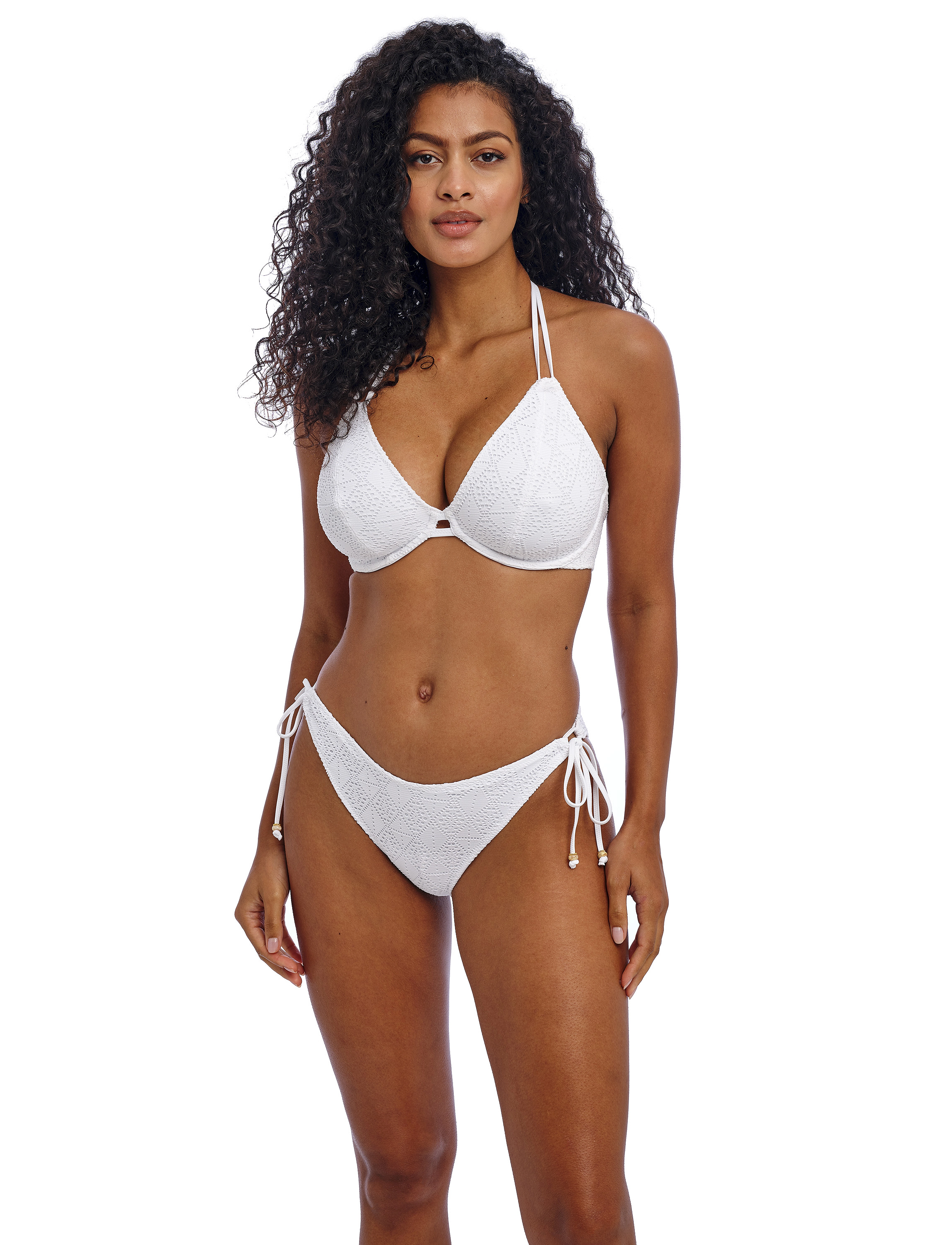 Freya Nomad Nights, M, White, Bikinitrusser > Bikinier Med Sidebånd, Dame