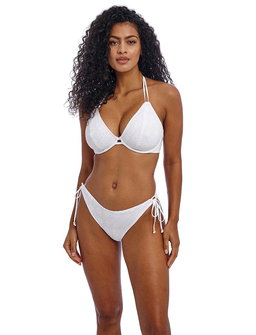 Freya - NOMAD NIGHTS - küljelt seotavad bikiinid - white - 0