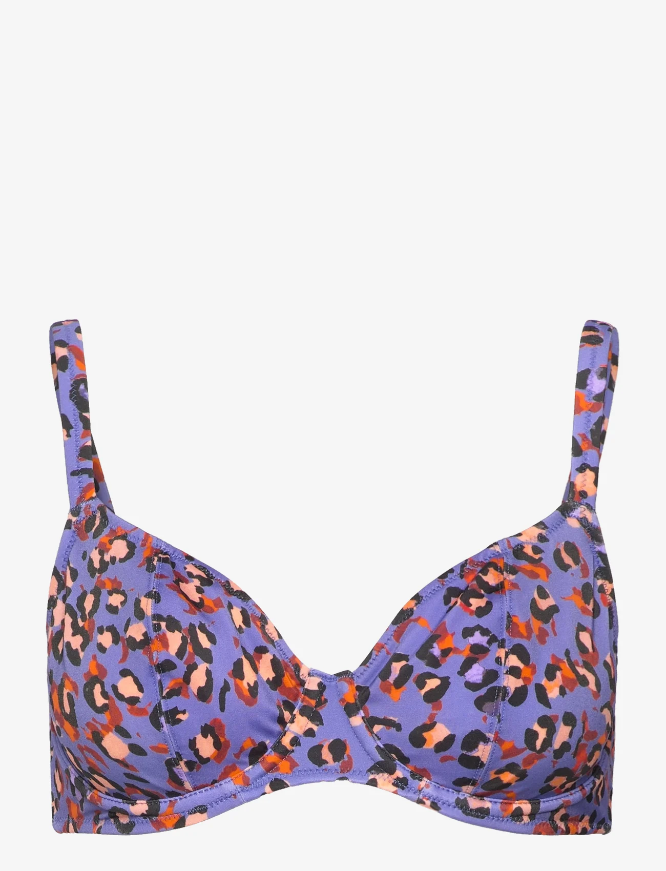 Freya - SANTIAGO NIGHTS UW PLUNGE BIKINI TOP - bikinitoppe med bøjle - leopard - 0