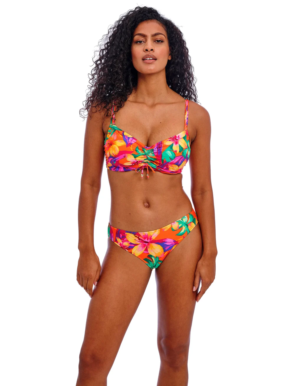 Freya - SUN HAZE - bikini overdele - mandarin - 0