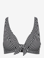 Freya - BEACH HUT - bikini augšiņa ar lencēm - black - 0