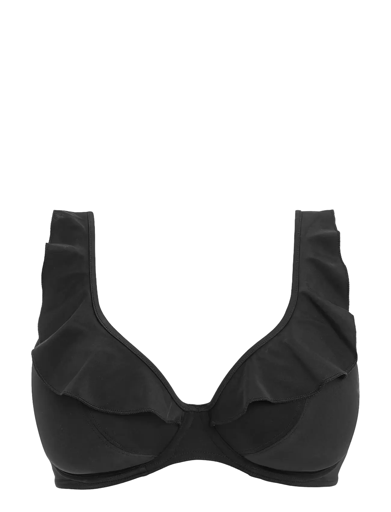 Freya JEWEL COVE UW HIGH APEX BIKINI TOP 30 D - Strandtøj - PLAIN BLACK / black