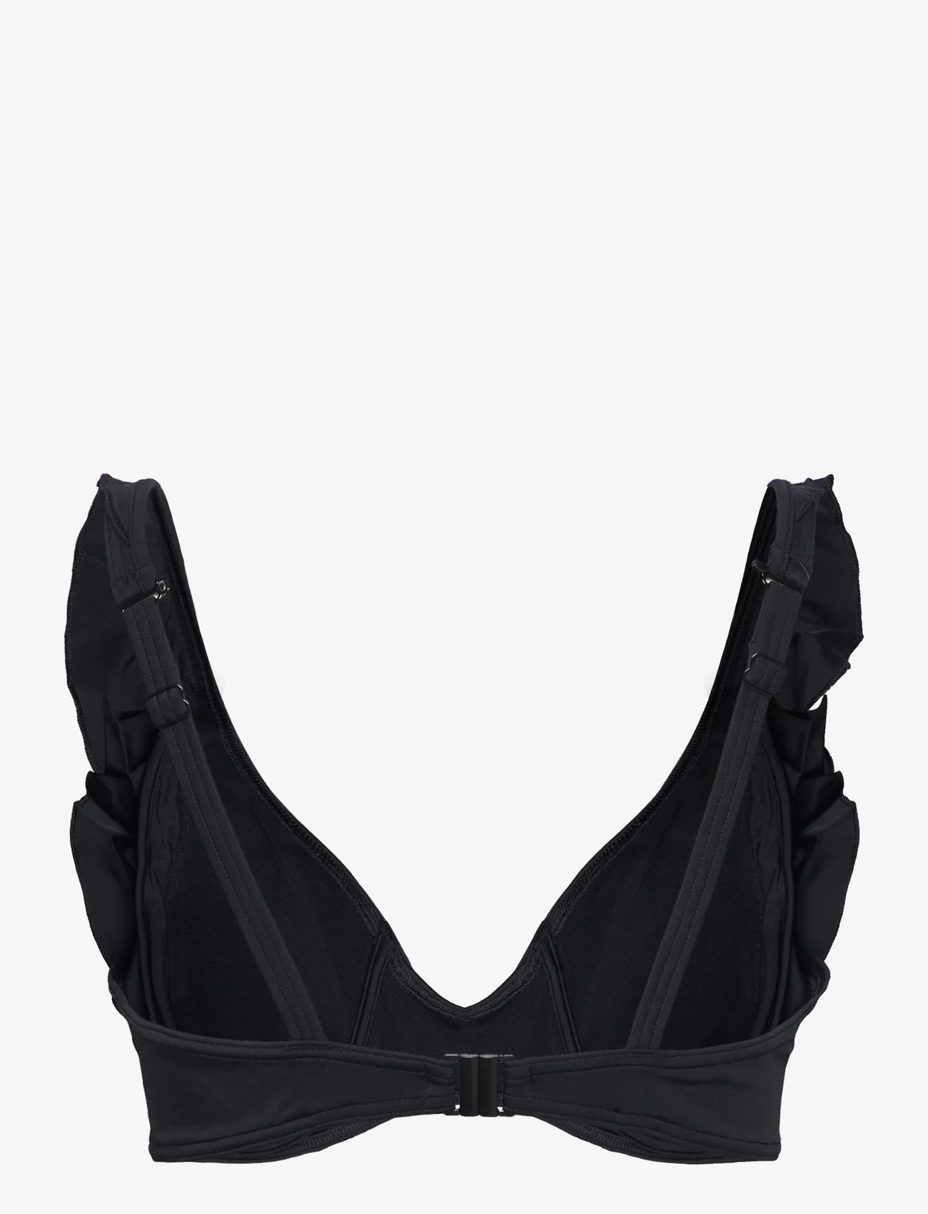 Freya - JEWEL COVE UW HIGH APEX BIKINI TOP 30 D - wired bikinitops - plain black - 1